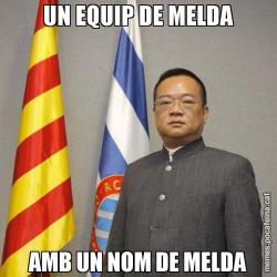 UN EQUIP DE MELDA AMB UN NOM DE MELDA