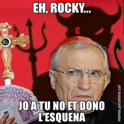 EH, ROCKY... JO A TU NO ET DONO L'ESQUENA