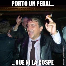 PORTO UN PEDAL... ...QUE NI LA COSPE