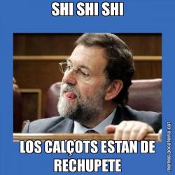 SHI SHI SHI LOS CALÇOTS ESTAN DE RECHUPETE