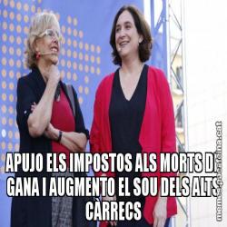 APUJO ELS IMPOSTOS ALS MORTS DE GANA I AUGMENTO EL SOU DELS ALTS CÀRRECS