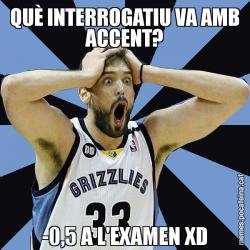 QUÈ INTERROGATIU VA AMB ACCENT? -0,5 A L'EXAMEN XD
