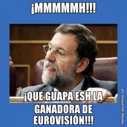 ¡MMMMMH!!! ¡QUE GUAPA ESH LA GANADORA DE EUROVISIÓN!!!