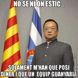 NO SE NI ON ESTIC... SOLAMENT M'HAN QUE POSI DINER I QUE UN  EQUIP GUANYARIA