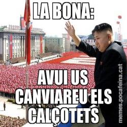 LA BONA: AVUI US CANVIAREU ELS CALÇOTETS