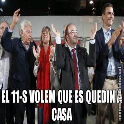 EL 11-S VOLEM QUE ES QUEDIN A CASA