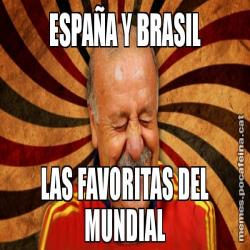 ESPAÑA Y BRASIL LAS FAVORITAS DEL MUNDIAL