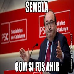 SEMBLA COM SI FOS AHIR