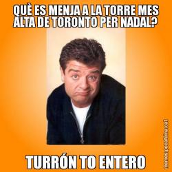 QUÈ ES MENJA A LA TORRE MES ALTA DE TORONTO PER NADAL? TURRÓN TO ENTERO