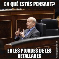 EN QUÈ ESTÀS PENSANT? EN LES PUJADES DE LES RETALLADES