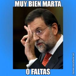 MUY BIEN MARTA 0 FALTAS