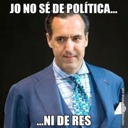 JO NO SÉ DE POLÍTICA... ...NI DE RES