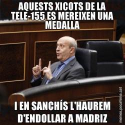 AQUESTS XICOTS DE LA TELE-155 ES MEREIXEN UNA MEDALLA I EN SANCHÍS L'HAUREM D'ENDOLLAR A MADRIZ