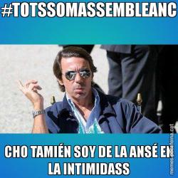 #TOTSSOMASSEMBLEANC CHO TAMIÉN SOY DE LA ANSÉ EN LA INTIMIDASS