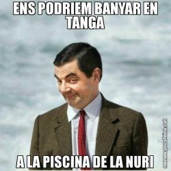 ENS PODRIEM BANYAR EN TANGA A LA PISCINA DE LA NURI