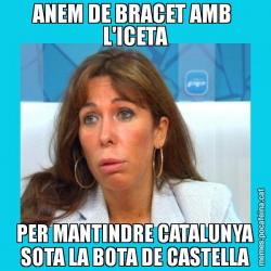 ANEM DE BRACET AMB  L'ICETA PER MANTINDRE CATALUNYA SOTA LA BOTA DE CASTELLA