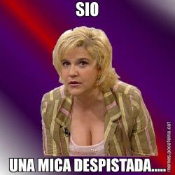 SIO UNA MICA DESPISTADA.....