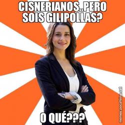 CISNERIANOS..PERO SOIS GILIPOLLAS? O QUÉ???