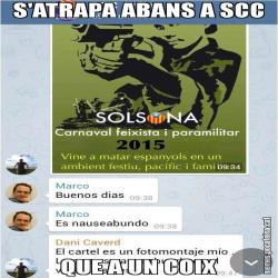 S'ATRAPA ABANS A SCC QUE A UN COIX