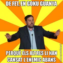 DE FET, EN GOKU GUANYA PERQUÈ ELS ALTRES LI HAN CANSAT L'ENEMIC ABANS