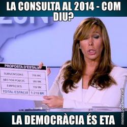 LA CONSULTA AL 2014 - COM DIU? LA DEMOCRÀCIA ÉS ETA