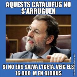 AQUESTS CATALUFUS NO S'ARRUGUEN SI NO ENS SALVA L'ICETA, VEIG ELS 16.000  M EN GLOBUS