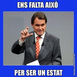 ENS FALTA AIXÒ  PER SER UN ESTAT