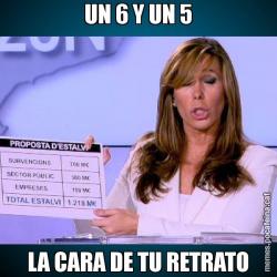 UN 6 Y UN 5 LA CARA DE TU RETRATO