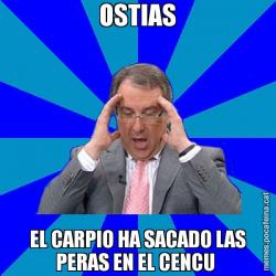 OSTIAS EL CARPIO HA SACADO LAS PERAS EN EL CENCU