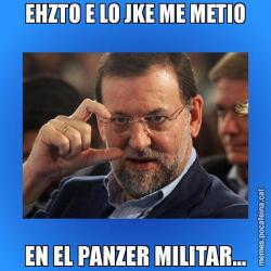 EHZTO E LO JKE ME METIO EN EL PANZER MILITAR...