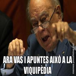 ARA VAS I APUNTES AIXÒ A LA VIQUIPÈDIA