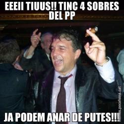 EEEII TIUUS!! TINC 4 SOBRES DEL PP JA PODEM ANAR DE PUTES!!!