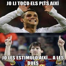 JO LI TOCO ELS PITS AIXÍ JO LES ESTIMULO AIXÍ.... A LES DUES