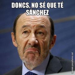 DONCS, NO SÉ QUE TÉ SÁNCHEZ