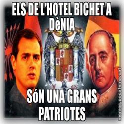 ELS DE L'HOTEL BICHET A DèNIA SóN UNA GRANS PATRIOTES