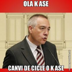 OLA K ASE CANVI DE CICLE O K ASE