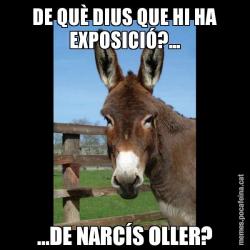 DE QUÈ DIUS QUE HI HA EXPOSICIÓ?... ...DE NARCÍS OLLER?