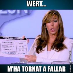 WERT... M'HA TORNAT A FALLAR