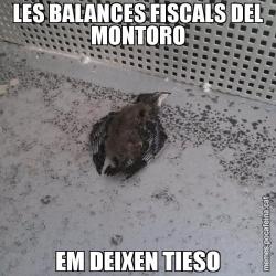 LES BALANCES FISCALS DEL MONTORO EM DEIXEN TIESO