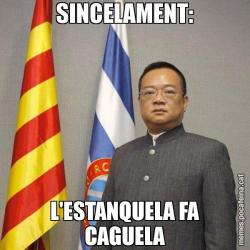 SINCELAMENT: L'ESTANQUELA FA CAGUELA