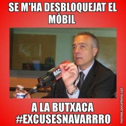 SE M'HA DESBLOQUEJAT EL MÒBIL  A LA BUTXACA #EXCUSESNAVARRRO