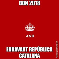 BON 2018 ENDAVANT REPÚBLICA CATALANA