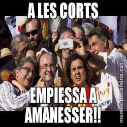 A LES CORTS EMPIESSA A AMANESSER!!