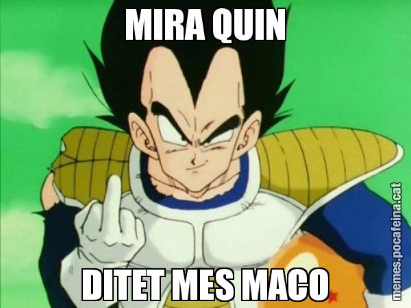 MIRA QUIN DITET MES MACO - Vegeta