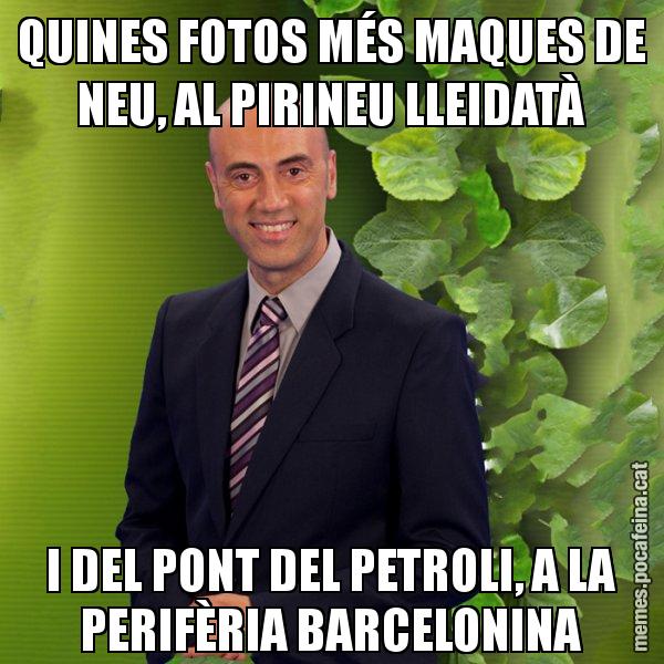 QUINES FOTOS MÉS MAQUES DE NEU, AL PIRINEU LLEIDATÀ I DEL PONT DEL PETROLI, A LA PERIFÈRIA BARCELONINA - Tomàs Molina