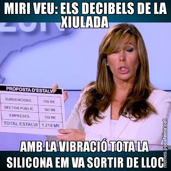 MIRI VEU: ELS DECIBELS DE LA XIULADA AMB LA VIBRACIÓ TOTA LA SILICONA EM VA SORTIR DE LLOC - Alícia Paper i Suma
