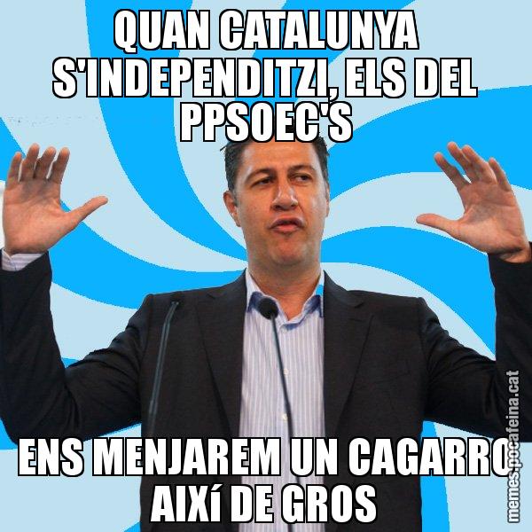 QUAN CATALUNYA S'INDEPENDITZI, ELS DEL PPSOEC'S ENS MENJAREM UN CAGARRO AIXí DE GROS - Xavier García Albiol - 27S