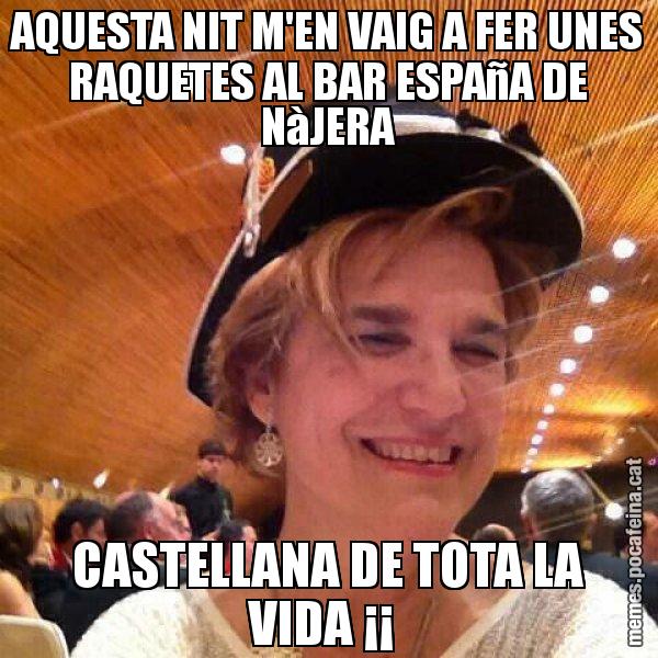 AQUESTA NIT M'EN VAIG A FER UNES RAQUETES AL BAR ESPAñA DE NàJERA CASTELLANA DE TOTA LA VIDA ¡¡ - Rahola Mossa