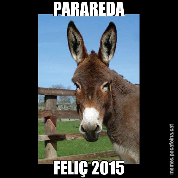 PARAREDA FELIÇ 2015 - El burro Català