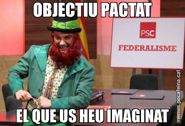 OBJECTIU PACTAT EL QUE US HEU IMAGINAT - Follet del federalisme